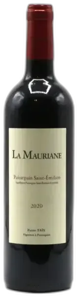 image du vin la Mauriane Puisseguin Saint Emilion