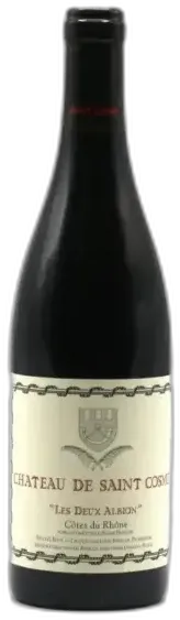 capture du vin Cotes du Rhône les Deux Albion Château de Saint Cosme
