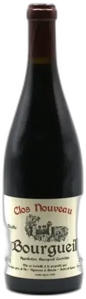 illustration du vin Bourgueil le Clos Nouveau Gauthier Père et Fils