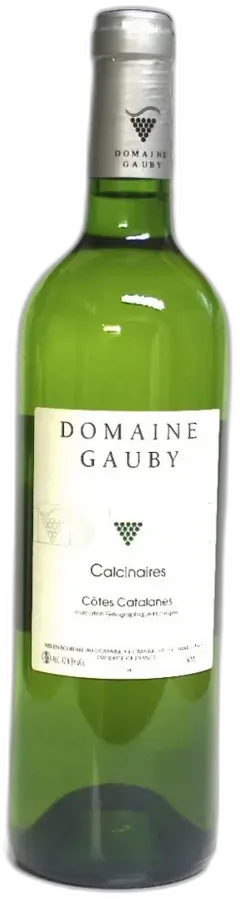 capture du vin Igp des Cotes Catalanes Blanc Calcinaires Domaine Gauby 2014