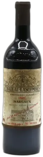 vue du vin Lascombes 1981
