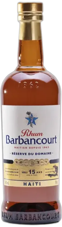 illustration du vin Barbancourt 15 Ans Haiti