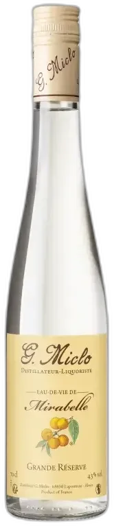 illustration du vin Eau de Vie de Mirabelle Grande Réserve Gilbert Miclo