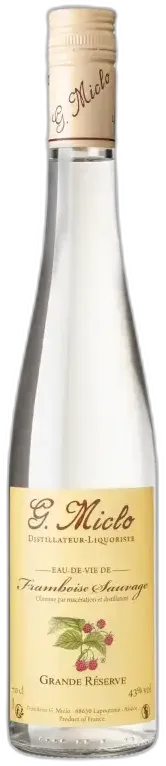 photo du vin Eau de Vie de Framboise Sauvage Grande Réserve Gilbert Miclo