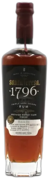 illustration du vin Rum Santa Térésa 1796 Soléra Vénézuela Speyside Whisky Cask