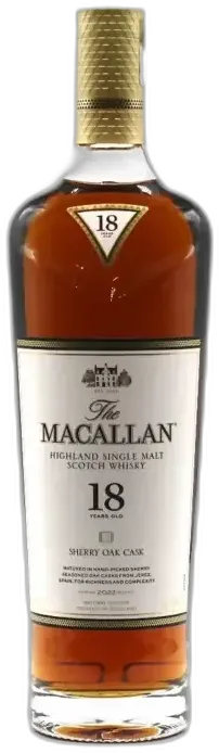 photo du vin Whisky Macallan 18 Ans Highland Single Malt Ecosse