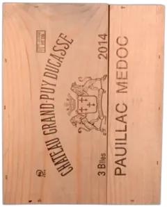 vue du vin Château Grand-Puy Ducasse 2014 Bois