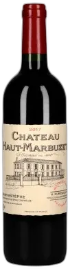 vue du vin Château Haut-Marbuzet 2017