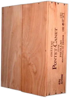 illustration du vin Château Pontet-Canet 2018 Bois