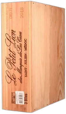 photos du vin le Petit Lion/ Marquis Las Cases 2018 Bois