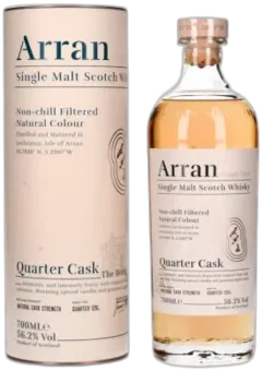 photos du vin Arran Quarter Cask The Bothy Scotch Whisky Canister