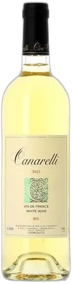 vue du vin Clos Canarelli Bianco Gentile 2023