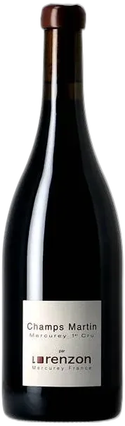 vue du vin Bruno Lorenzon Mercurey 1er Cru Champs Martin Rouge 2021