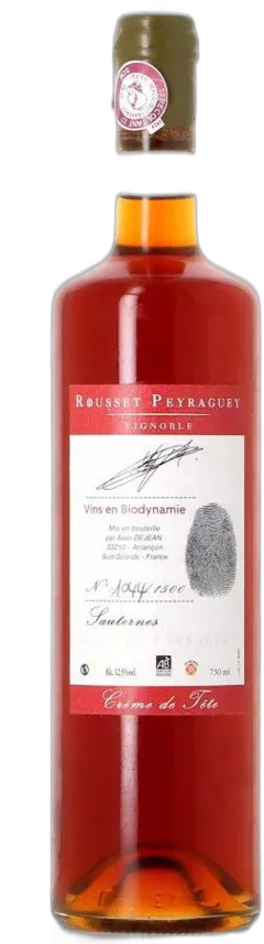 photo du vin Rousset Peyraguey Crème de Tête 2005
