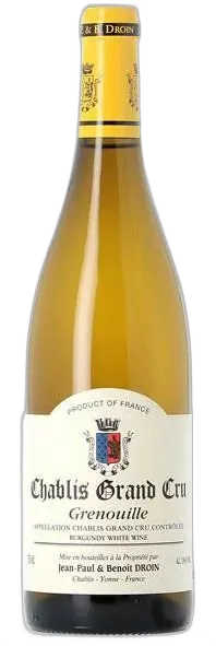 photo du vin Jean Paul & Benoit Droin Chablis Grand Cru Grenouille 2023