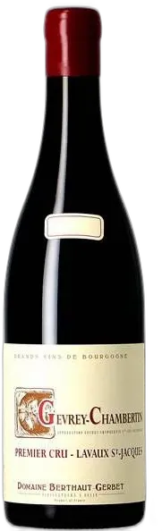 image du vin Berthaut Gerbet Gevrey Chambertin 1er Cru Lavaux Saint Jacques 2022