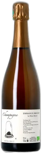 aperçu du vin Emmanuel Brochet le Mont Benoit L19 Extra Brut