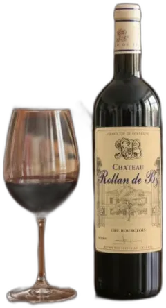 vue du vin Château Rollan de by