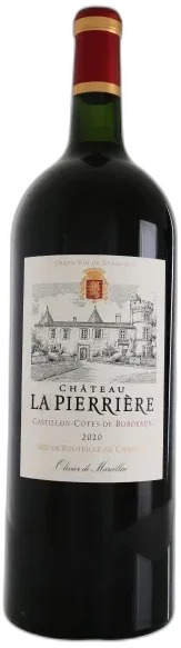 photo du vin Château la Pierrière