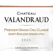 image du vin Château Valandraud 2023