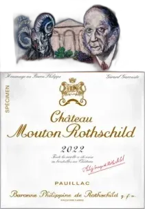 photo du vin Château Mouton Rothschild 2022