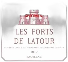 image du vin les Forts de Latour 2017