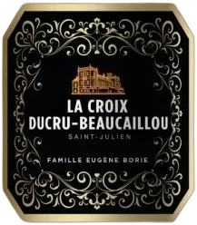 vue du vin la Croix Ducru-Beaucaillou 2021