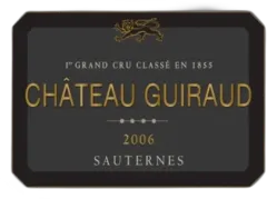 vue du vin Château Guiraud 2006