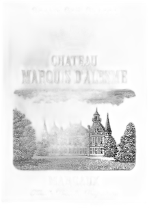 photo du vin Château Marquis d’Alesme 2021