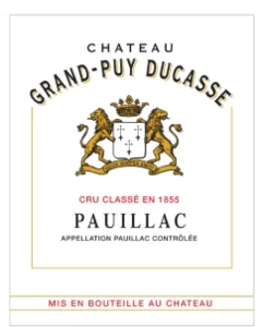 photo du vin Château Grand-Puy Ducasse 2016