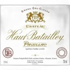 aperçu du vin Château Haut-Batailley 2017