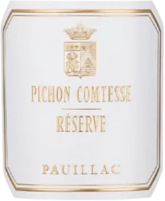 capture du vin Pichon Comtesse Réserve 2021