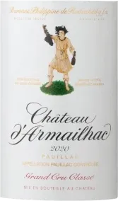 capture du vin Château d’Armailhac 2020
