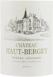 capture du vin Château Haut-Bergey 2015