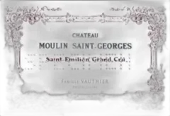 photo du vin Château Moulin Saint Georges 2018
