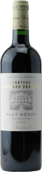photo du vin Aop Haut Médoc Vieilles Vignes 2016 Chateau Bertrand Braneyre