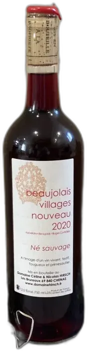 photo du vin Beaujolais Village Nouveau 2020