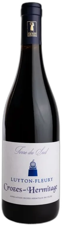 photo du vin Aop Crozes Hermitage Luyton Fleury Terres du Sud 2021