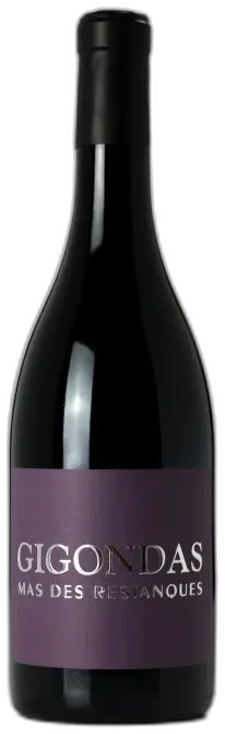 vue du vin Aop Gigondas Rouge Mas des Restanques 2021