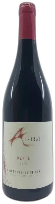 photos du vin Aoc Saumur Puy Notre Dame Manta