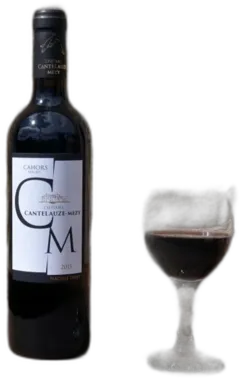 aperçu du vin Aoc Cahors Chateau Cantelauze. Parcelle Trejet 2015