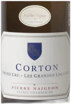 photo du vin Aop Corton Blanc Grand Cru Grandes Lolieres 2018