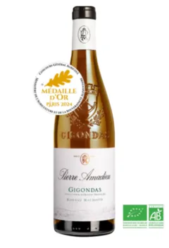photo du vin Aop Gigondas Blanc Romane Machotte 2023