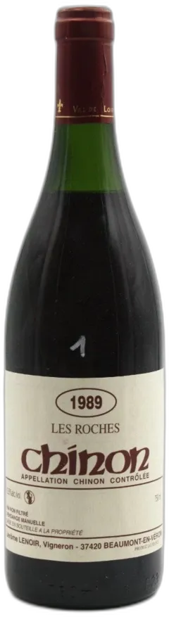 photo du vin Alain et Jerome Lenoir les Roches Chinon 1989