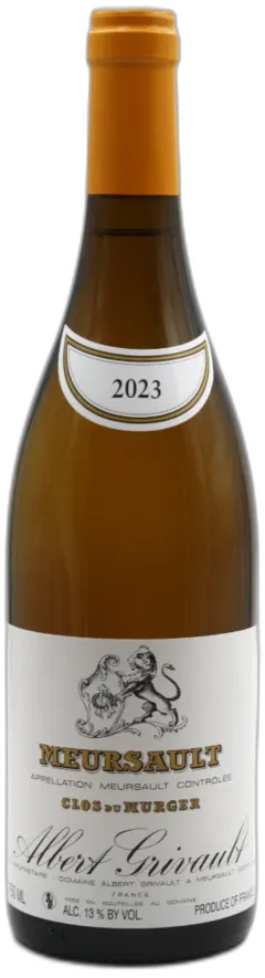photo du vin Albert Grivault Meursault Clos du Murger 2023