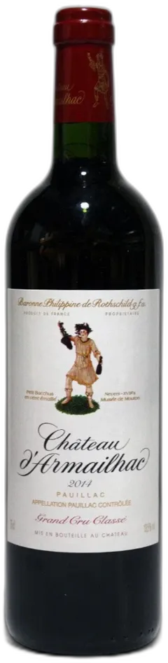 illustration du vin Armailhac 2014