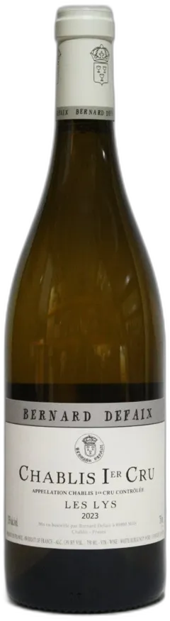 capture du vin Bernard Defaix Chablis 1er Cru les Lys 2023
