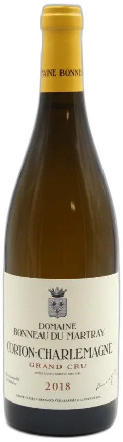image du vin Bonneau du Martray Corton Charlemagne Grand Cru 2018