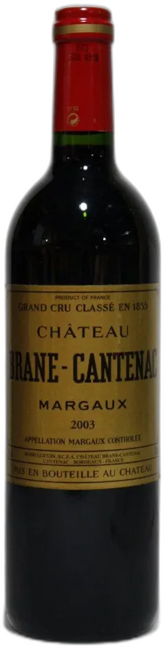 photo du vin Brane Cantenac 2003