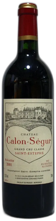 photo du vin Calon Segur 2001